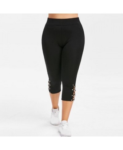 New Style Legging Women High Waist Cropped Trousers Pants Elastic Fashion Slim Leggings Short Leggings Summer Breeches $28.27...