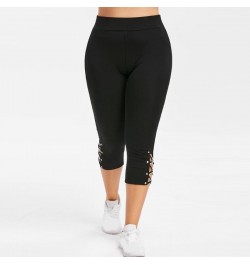 New Style Legging Women High Waist Cropped Trousers Pants Elastic Fashion Slim Leggings Short Leggings Summer Breeches $28.27...