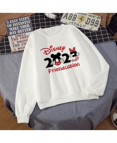 2023 Hipster Women Sweatshirt Mickey Mouse Castle Head Print Winter Funny Harajuku Style Cartoon Aesthetic Pullover $25.03 - ...