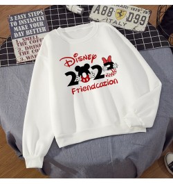 2023 Hipster Women Sweatshirt Mickey Mouse Castle Head Print Winter Funny Harajuku Style Cartoon Aesthetic Pullover $25.03 - ...