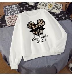 2023 Hipster Women Sweatshirt Mickey Mouse Castle Head Print Winter Funny Harajuku Style Cartoon Aesthetic Pullover $25.03 - ...