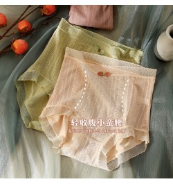 Sexy Lace Underwear Women's Panties Fashion Transparent Comfortable Briefs Large High Waist Seamless Cotton Panties Lingerie ...