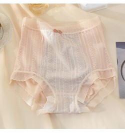 Sexy Lace Underwear Women's Panties Fashion Transparent Comfortable Briefs Large High Waist Seamless Cotton Panties Lingerie ...