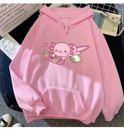 Funny Cute Axolotl Relax Gamer Hoodie Winter Women Hoodies Spring/Autumn Unisex Sweatshirt Harajuku Sudaderas for Birthday Gi...