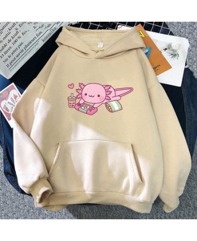 Funny Cute Axolotl Relax Gamer Hoodie Winter Women Hoodies Spring/Autumn Unisex Sweatshirt Harajuku Sudaderas for Birthday Gi...