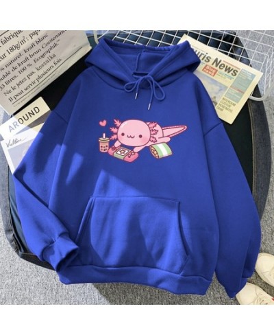 Funny Cute Axolotl Relax Gamer Hoodie Winter Women Hoodies Spring/Autumn Unisex Sweatshirt Harajuku Sudaderas for Birthday Gi...