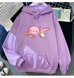 Funny Cute Axolotl Relax Gamer Hoodie Winter Women Hoodies Spring/Autumn Unisex Sweatshirt Harajuku Sudaderas for Birthday Gi...