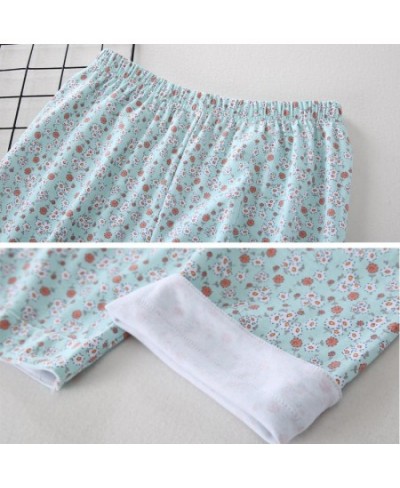 Floral Printed Sleep Bottoms Women Homewear Straight Chic Classic Daily Sleepwear Elastic Waist Spring Trousers Female Soft I...