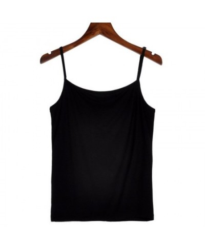 2023 New Summer Women Sexy Sleeveless Camis Tank Tops Strap Shirts Basic Solid Color Ladies Summer Casual Blouse Blusas $18.4...